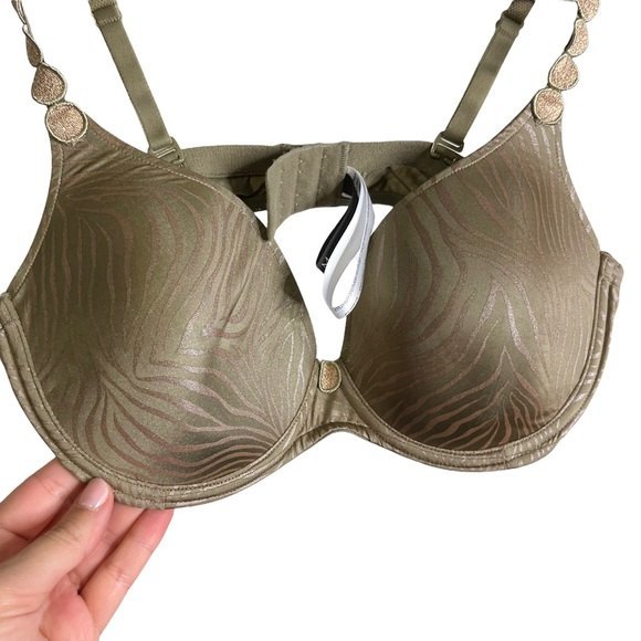 Marie Jo Women's Sz 36C L’Aventure Tom Green Zebra Print Underwire Bra - Picture 7 of 9